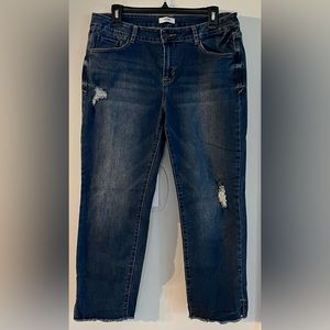 Kensie Cropped Jeans Size 12 Length 25